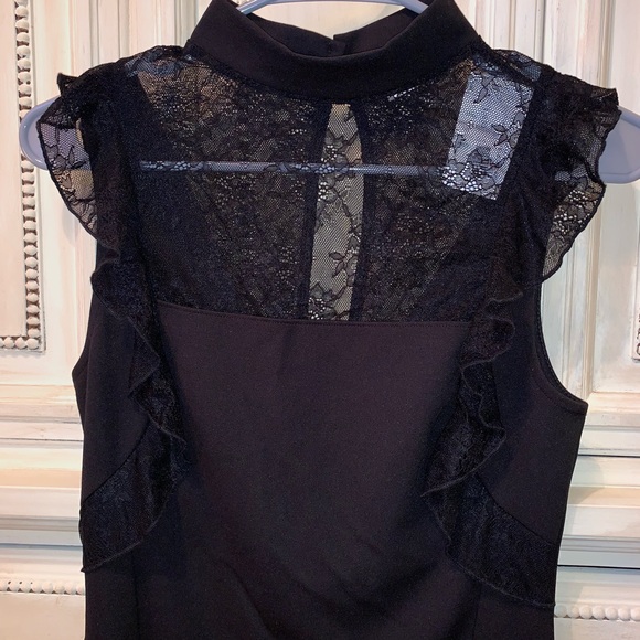 Ruffled Lace LBD - Picture 3 of 8